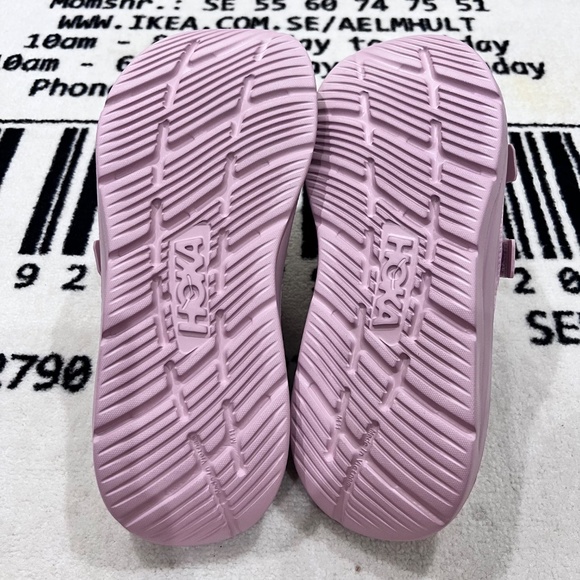 Hoka Ora Luxe Recovery Slides PALE MAUVE / WISTFUL MAUVE - Picture 7 of 8
